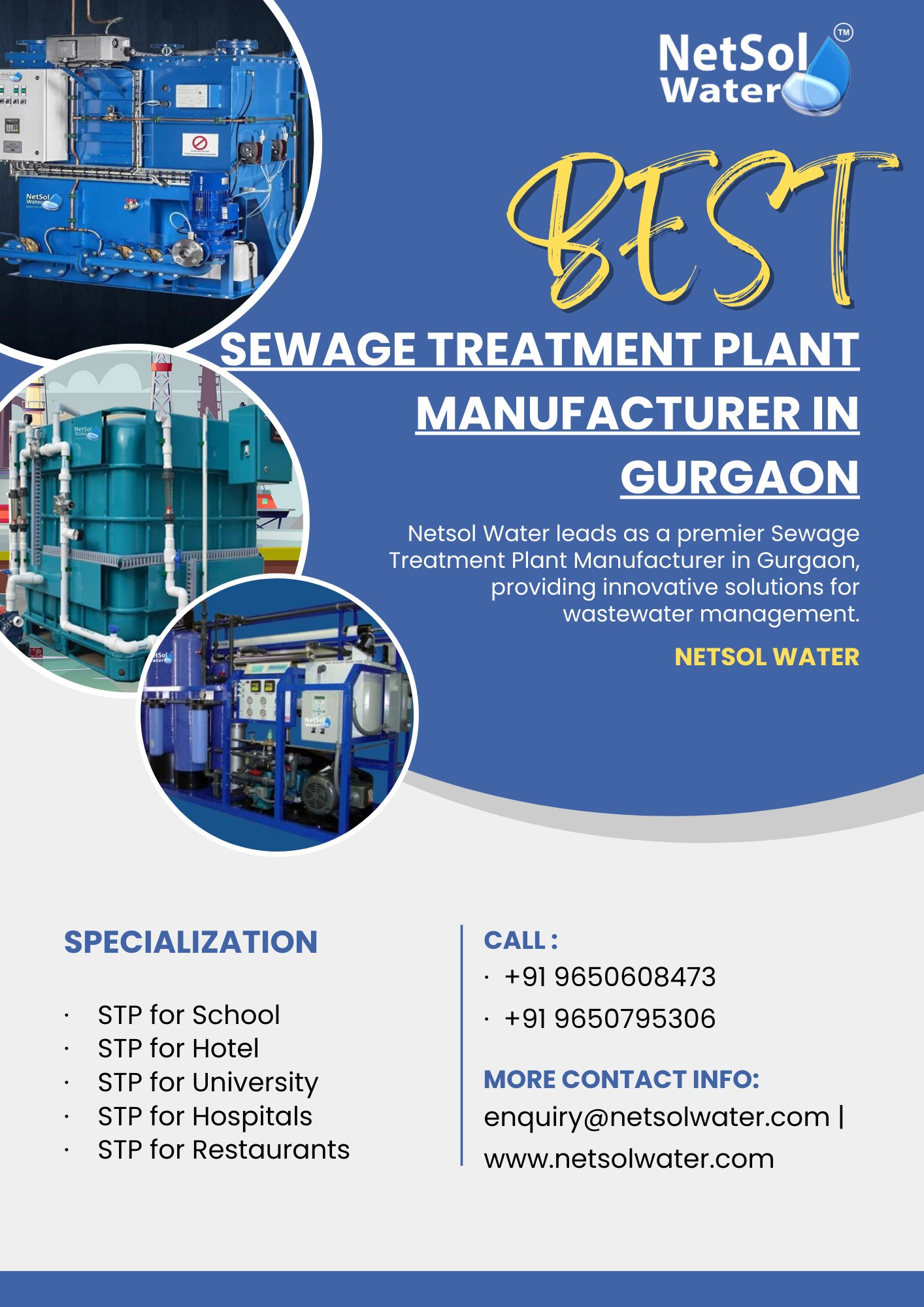 Sewage Ttreatment Plant Manufacturer in Gurgaon