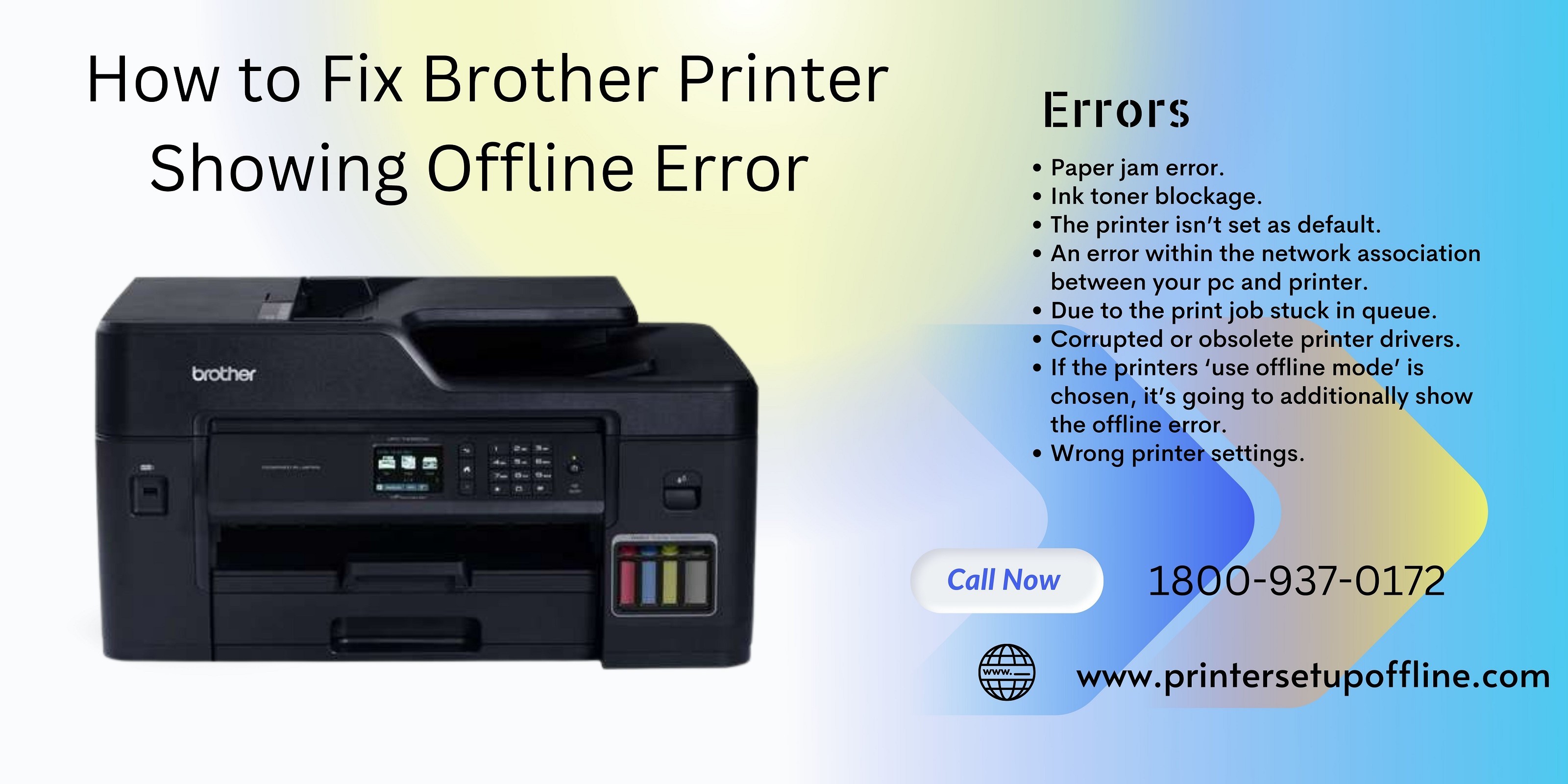 How to Fix Brother Printer Showing Offline Error