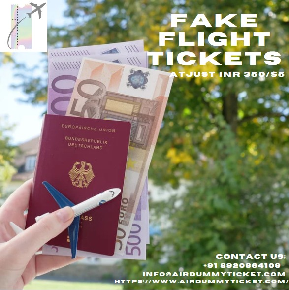  fake flight tickets
