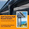 Self Cleaning Half Round Gutters | Sunnyside Roofing