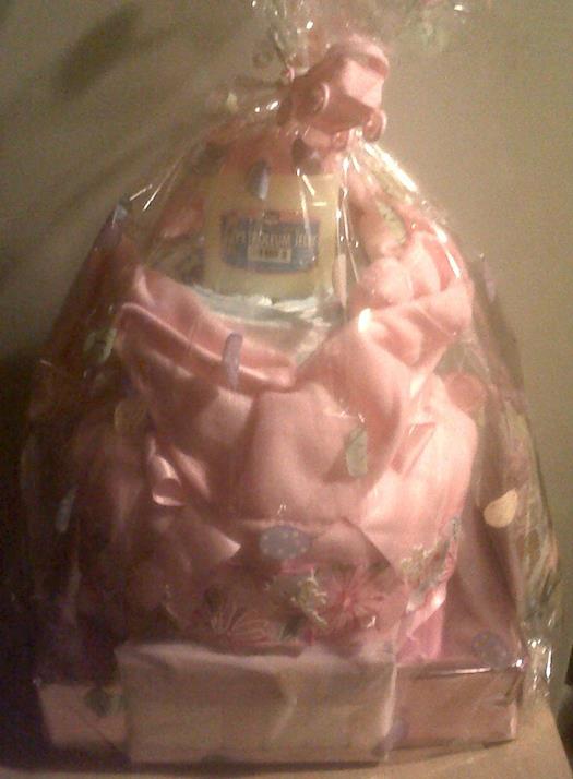 Baby Shower 2-Tier Diaper Cake