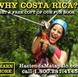 Ziplining in Costa Rica