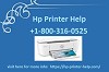 HP Printer Customer Service Support no. 1-800-316-0525  