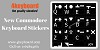 New Commodore Keyboard Stickers