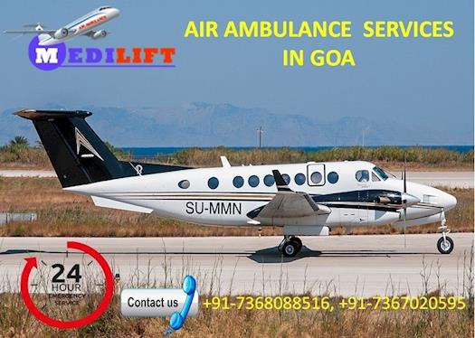Get Immediate and Safe Air Ambulance Services in Goa by Medilift