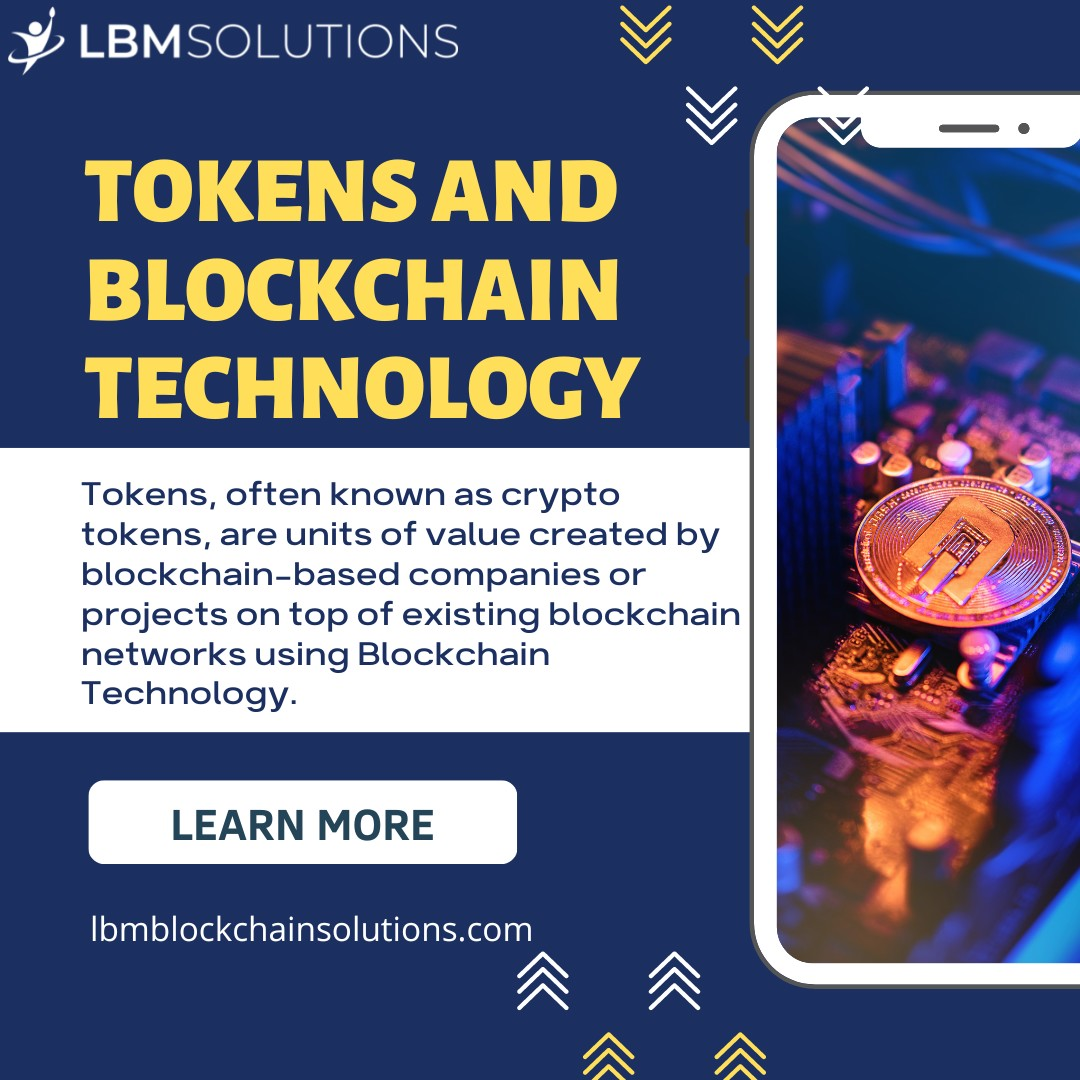 How are tokens and blockchain technology related?