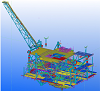 Structural Steel Detailing for Pipe and Tray Supports of Offshore Oil Platforms using Tekla