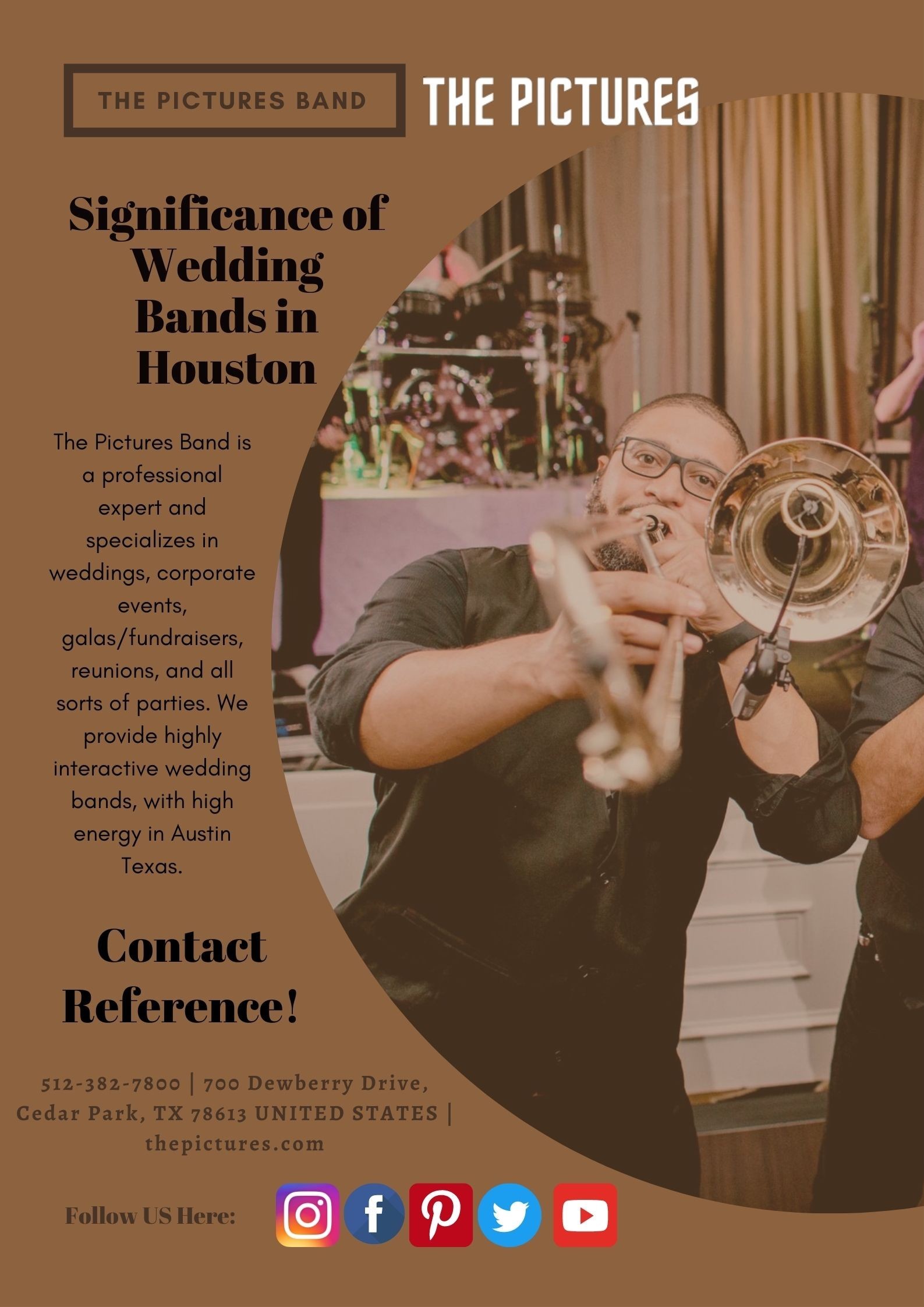 Pick Wedding Bands in Houston For Any Corporate Event