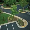 We provide our professional parking lot power sweeping services 