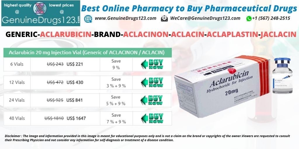  Where to Buy Aclarubicin Aclacinon Online?
