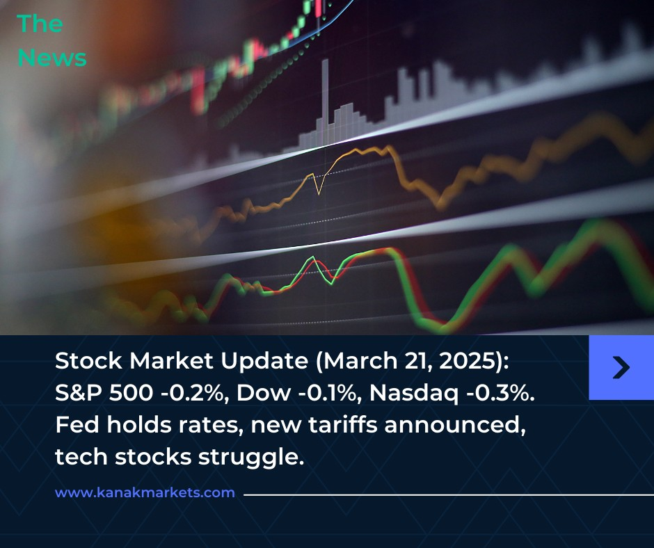Stock Market Update (March 21, 2025) | Kanak Capital Markets Insights