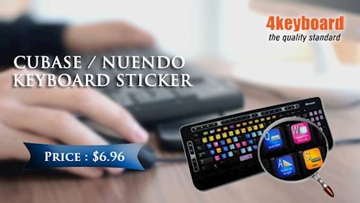 Buy Nuendo Cubase Shortcut Sticker Online