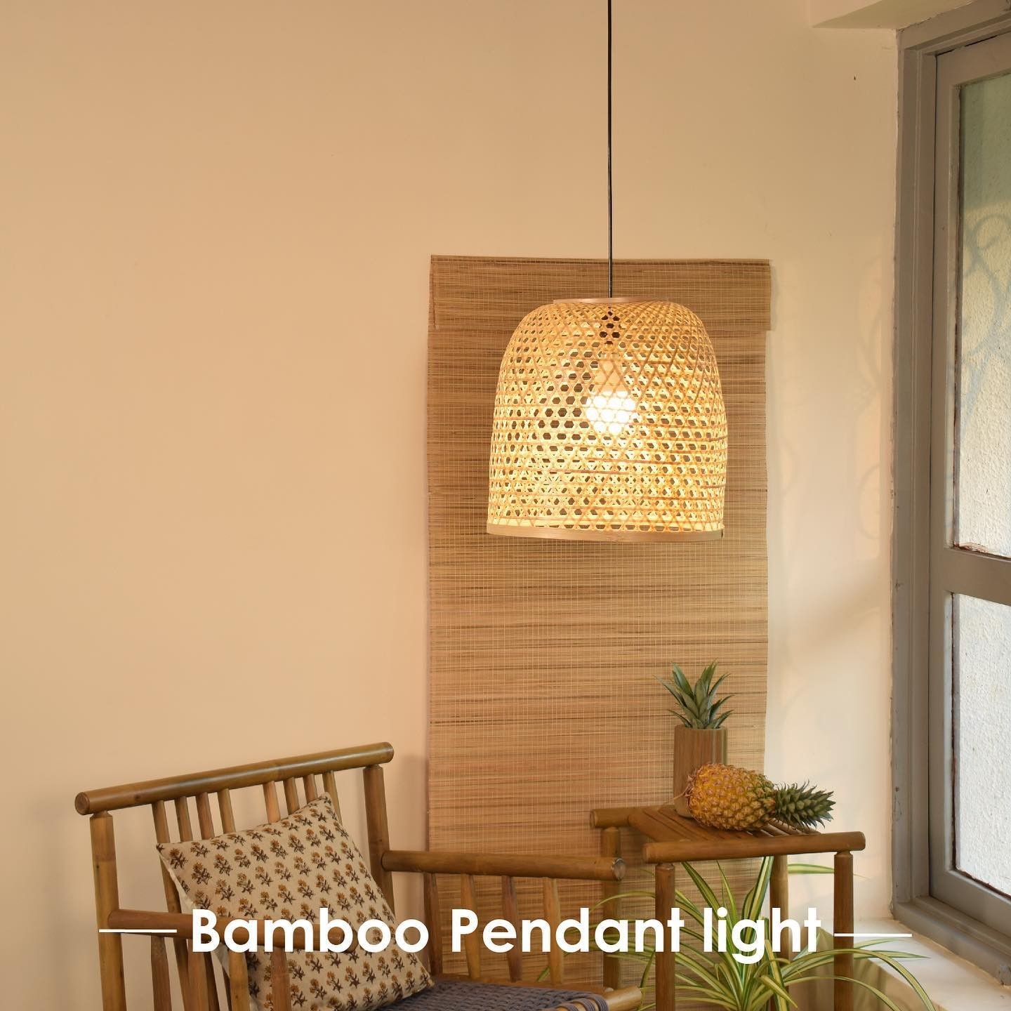 Get Verity of Bamboo Pendant Lights from Woodygrass