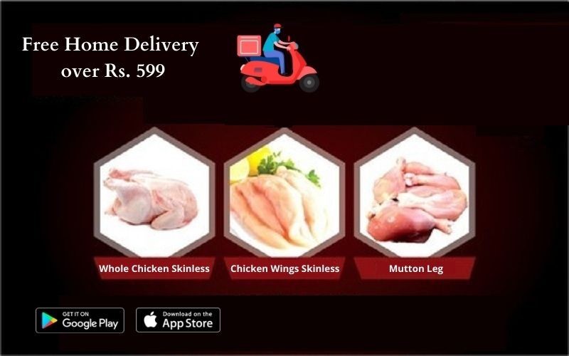 Chicken Online - Raw Chicken Home Delivery in Noida at Grocio
