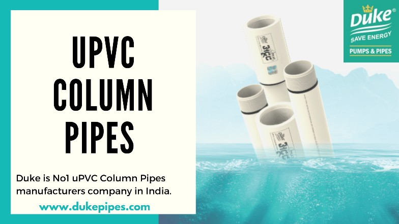 uPVC Column Pipes Manufacturers Company in India
