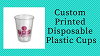 Get Bulk Custom Printed Plastic Cups Wholesale At CustACup