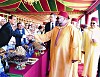 Mohamed Dekkak greeting His Majesty King Mohammed VI