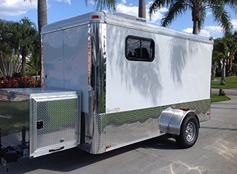 Mobile Dog Grooming Trailer for Sale