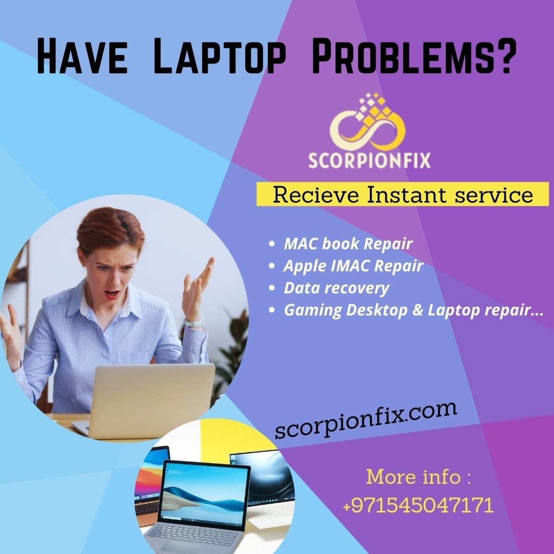 Laptop service center in UAE