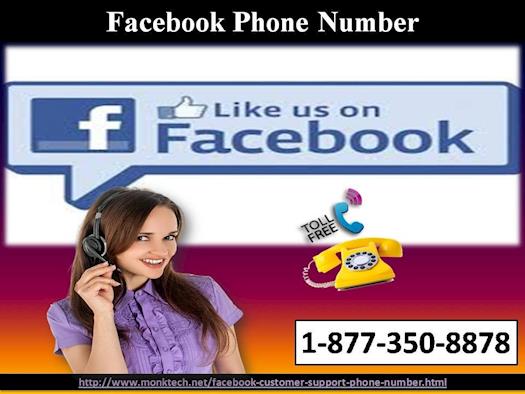 Find 1-877-350-8878 Facebook Phone Number to get up to the minute FB solution