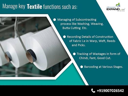 ERP for textile