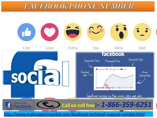 Fight with your technical challenges by dialling Facebook Phone Number 1-866-359-6251