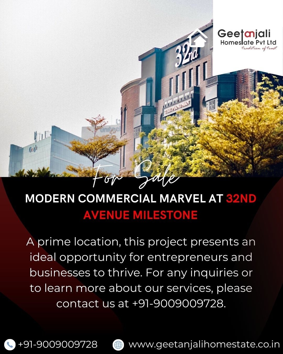 Modern Commercial Marvel at 32nd Avenue Milestone