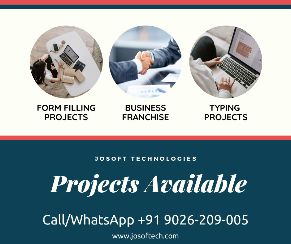 Multiple BPO Projects are available at Josoft Technologies