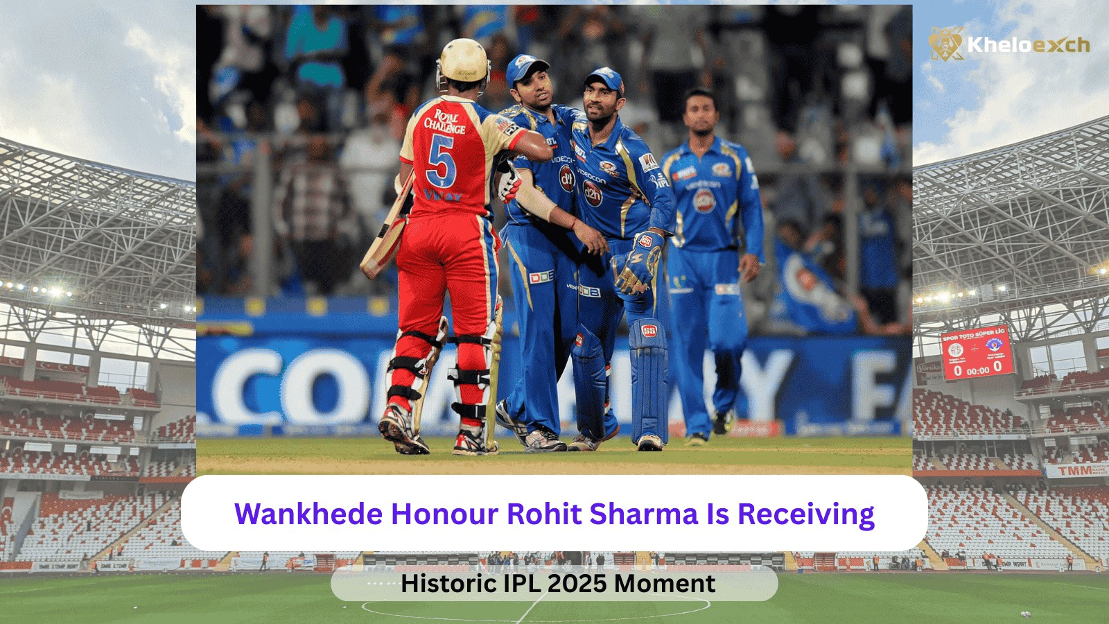 Rohit Sharma Honoured at Wankhede Stadium’s 50th Anniversary – A Tribute to ''Mumbai Cha Raja''