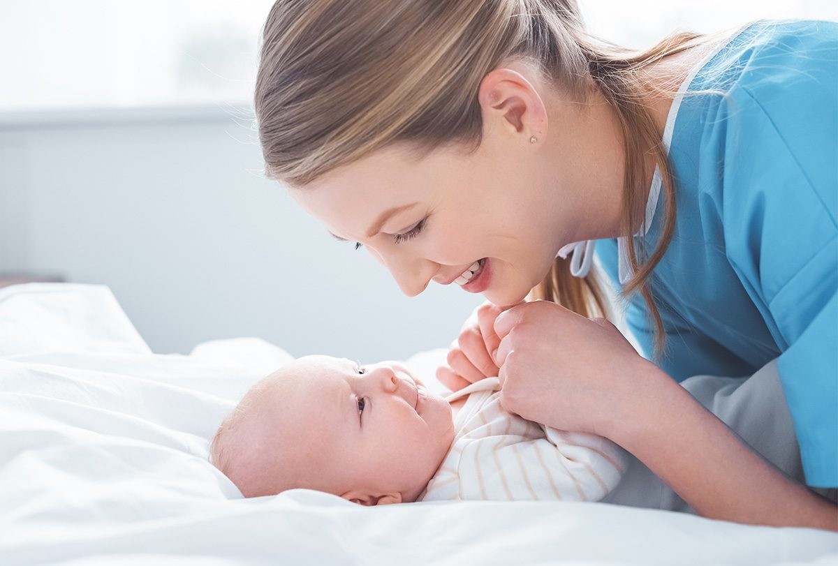 Mom and baby