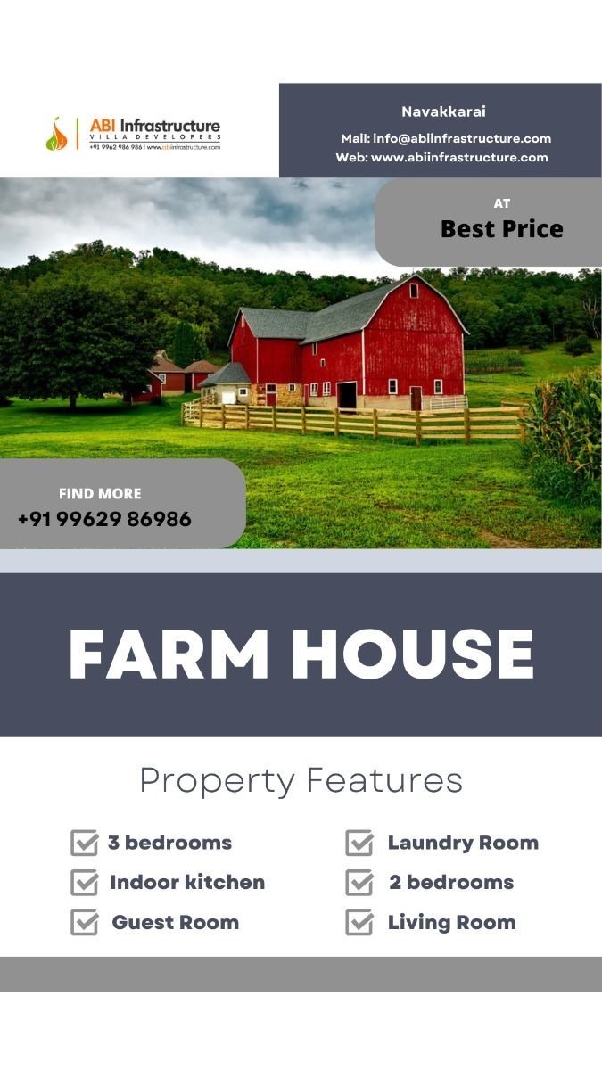 Buy Farm House & Farm Land in Navakkarai