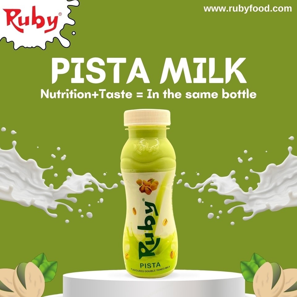 Ruby Pista Milk, Best Refreshing Drink For Pistachio Lovers.