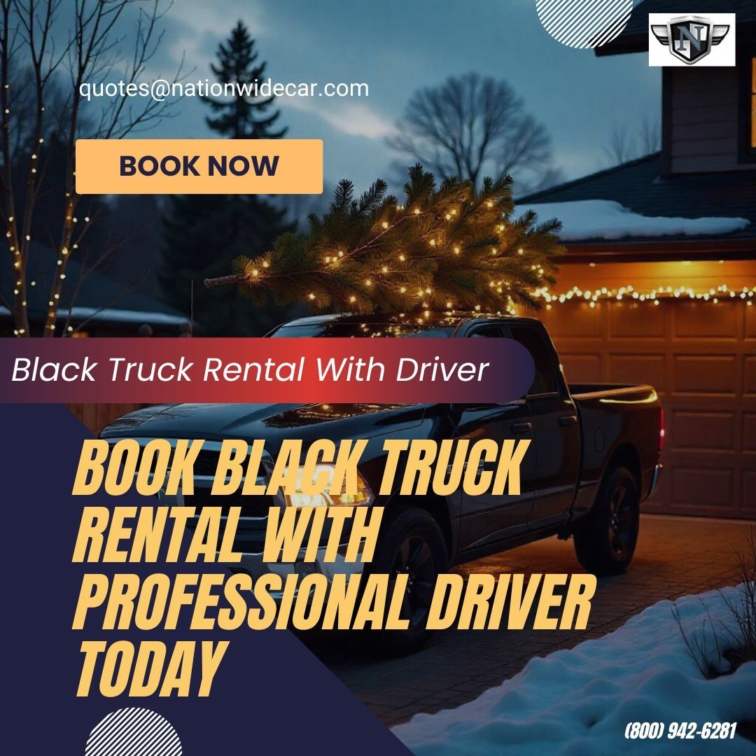 Black Truck Rental With Driver