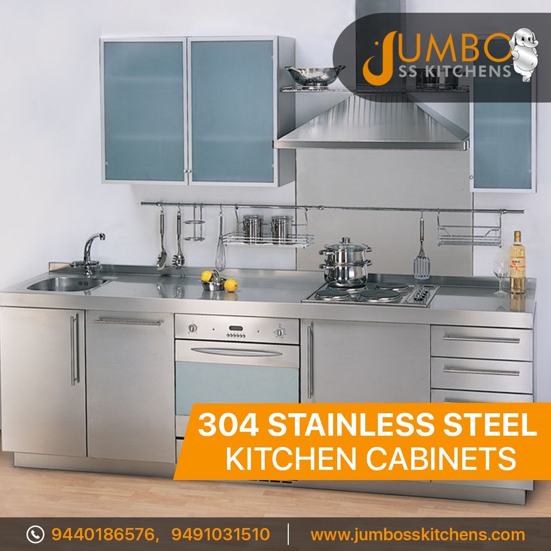 Jumbo SS Kitchens: Upgrade your Kitchen with Custom Stainless Steel Cabinets