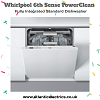 Whirlpool 6th Sense PowerClean WIO3O43DLSUK Fully Integrated Standard Dishwasher