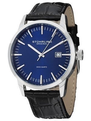 Stuhrling Original Classic Ascot 42 Swiss Quartz Date Display 555A.04 Men's Watch
