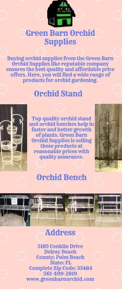 Buy Orchid Bench for Your Orchids