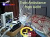 Fast Train Ambulance from Delhi with Medical Service
