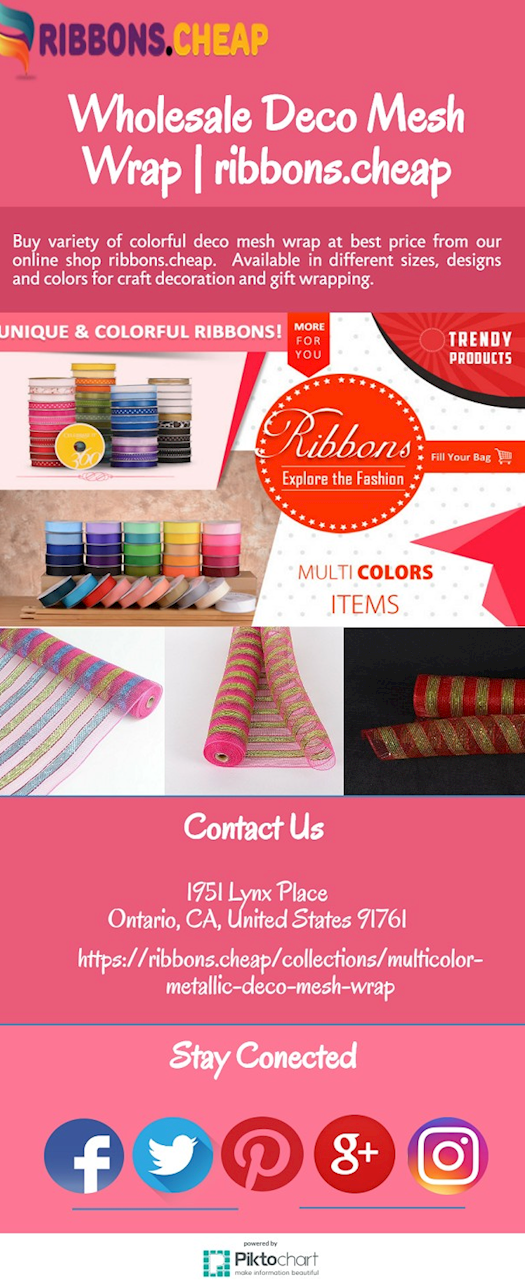 Wholesale Deco Mesh Wrap | ribbons.cheap