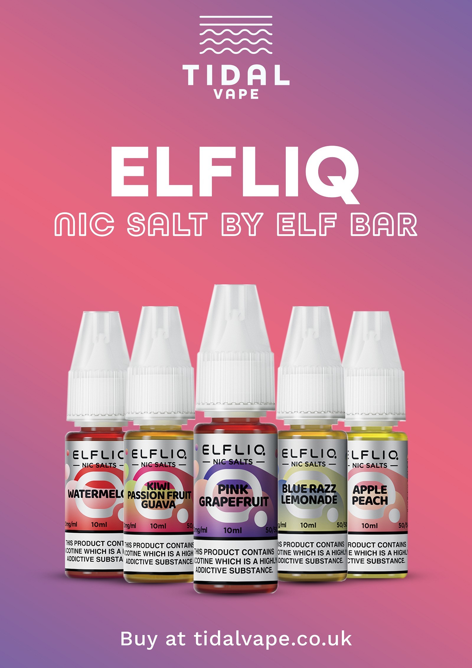 ELFLIQ Nic Salt E-Liquids