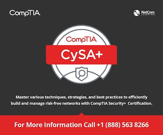 CySA+ Certification Training | CompTIA #1 authorized training center. 