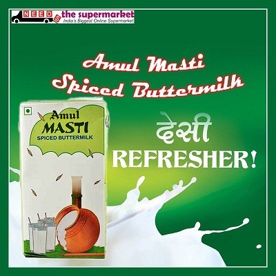 Buy online Amul Masti Spiced Buttermilk
