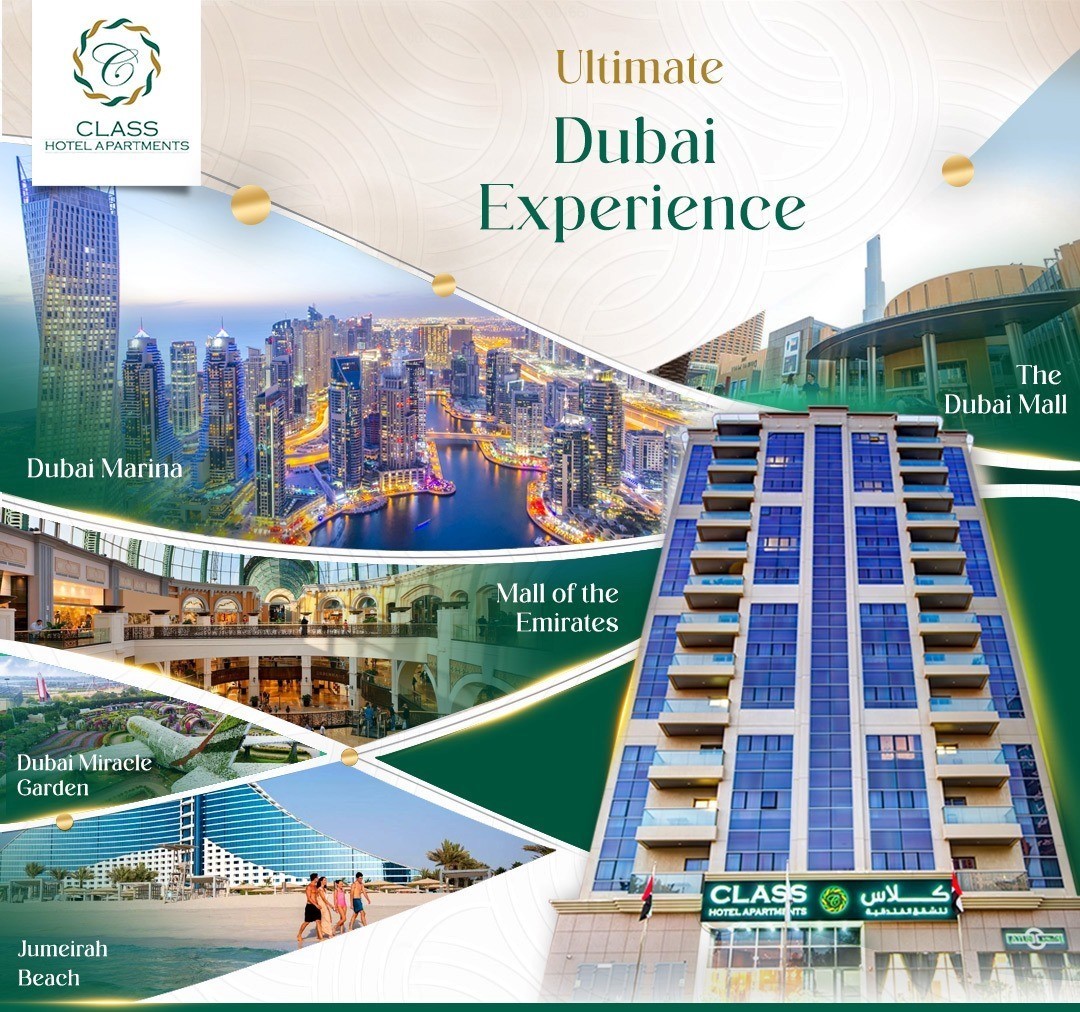 Elegance and Luxury Awaits at Class Hotel Apartments in Dubai