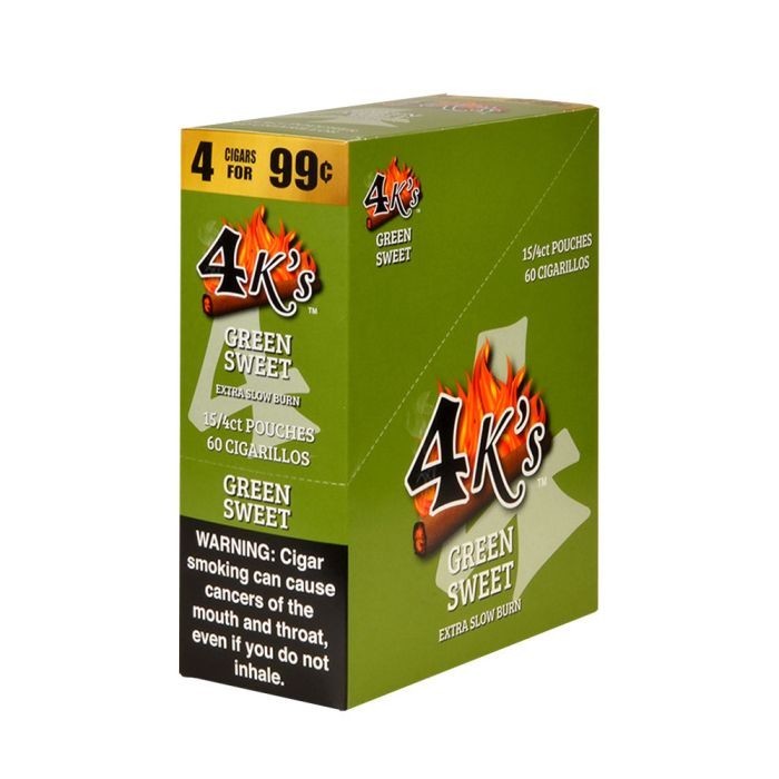 4 Kings Cigarillos Green Sweet 60CT