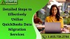 Here's some easy techniques related to QuickBooks Data Migration Services