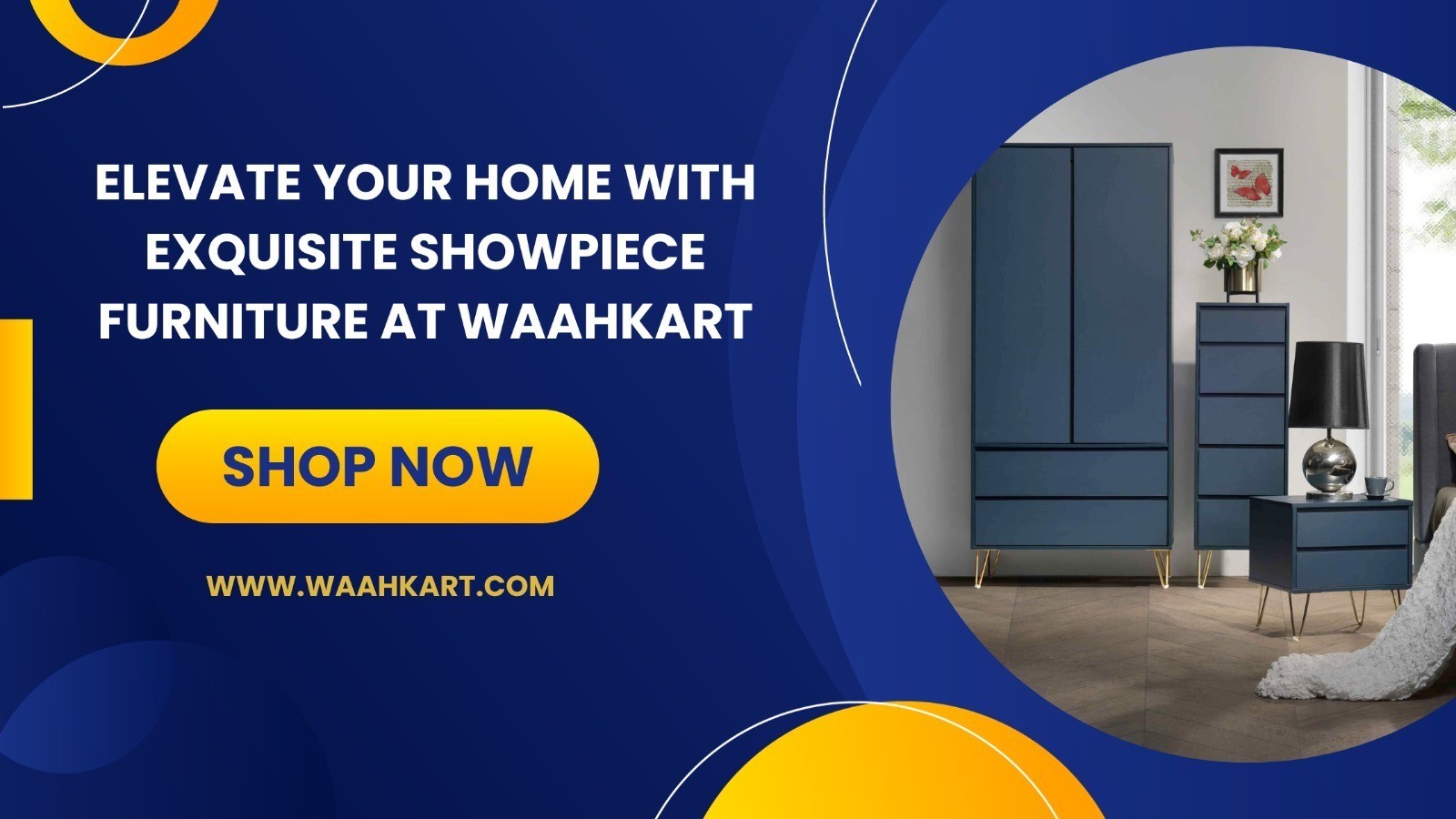 Elevate Your Home with Exquisite Showpiece Furniture at Waahkart