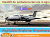 Available for 24/7 hour Medilift Air Ambulance Service in Agra