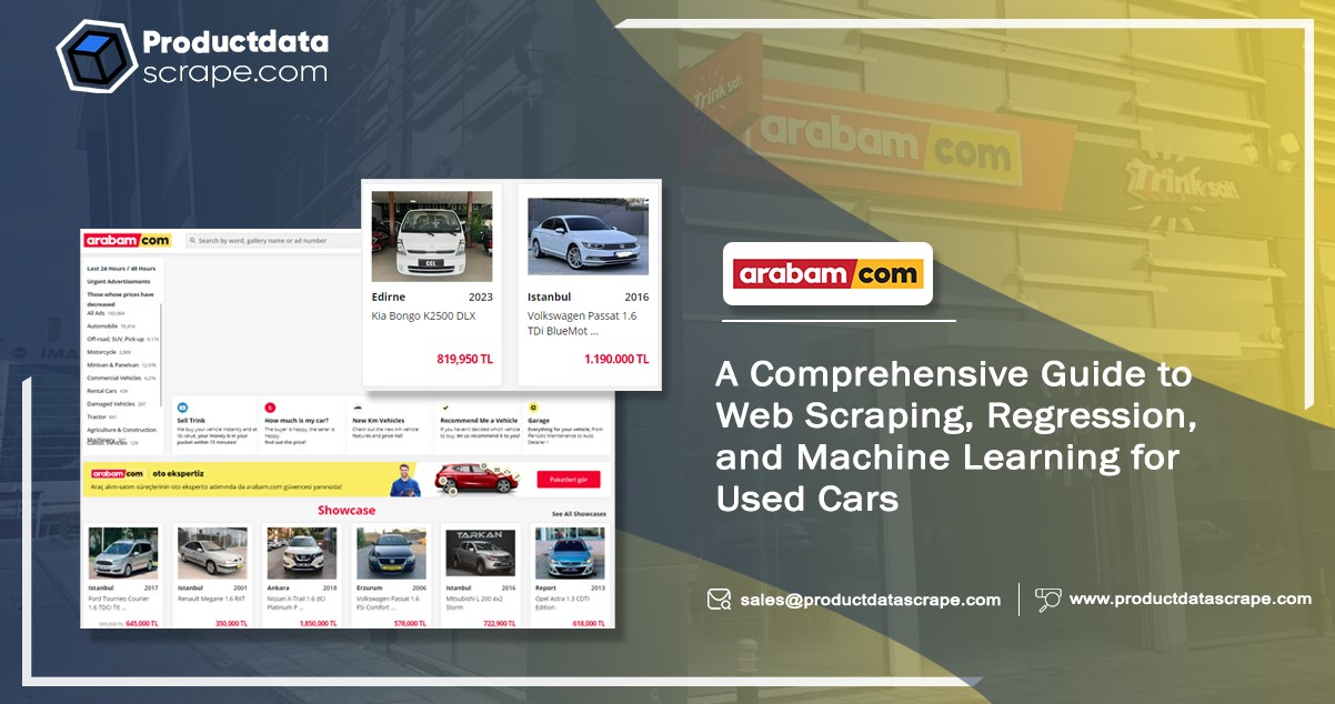 A Comprehensive Guide to Web Scraping, Regression, and Machine Learning for Used Cars