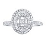 Buy Oval Cluster Diamond Ring