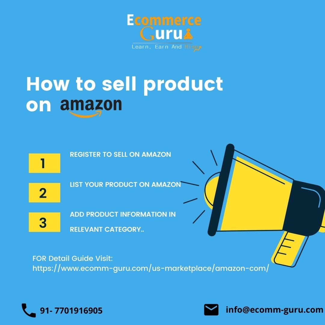 How to sell products on amazon